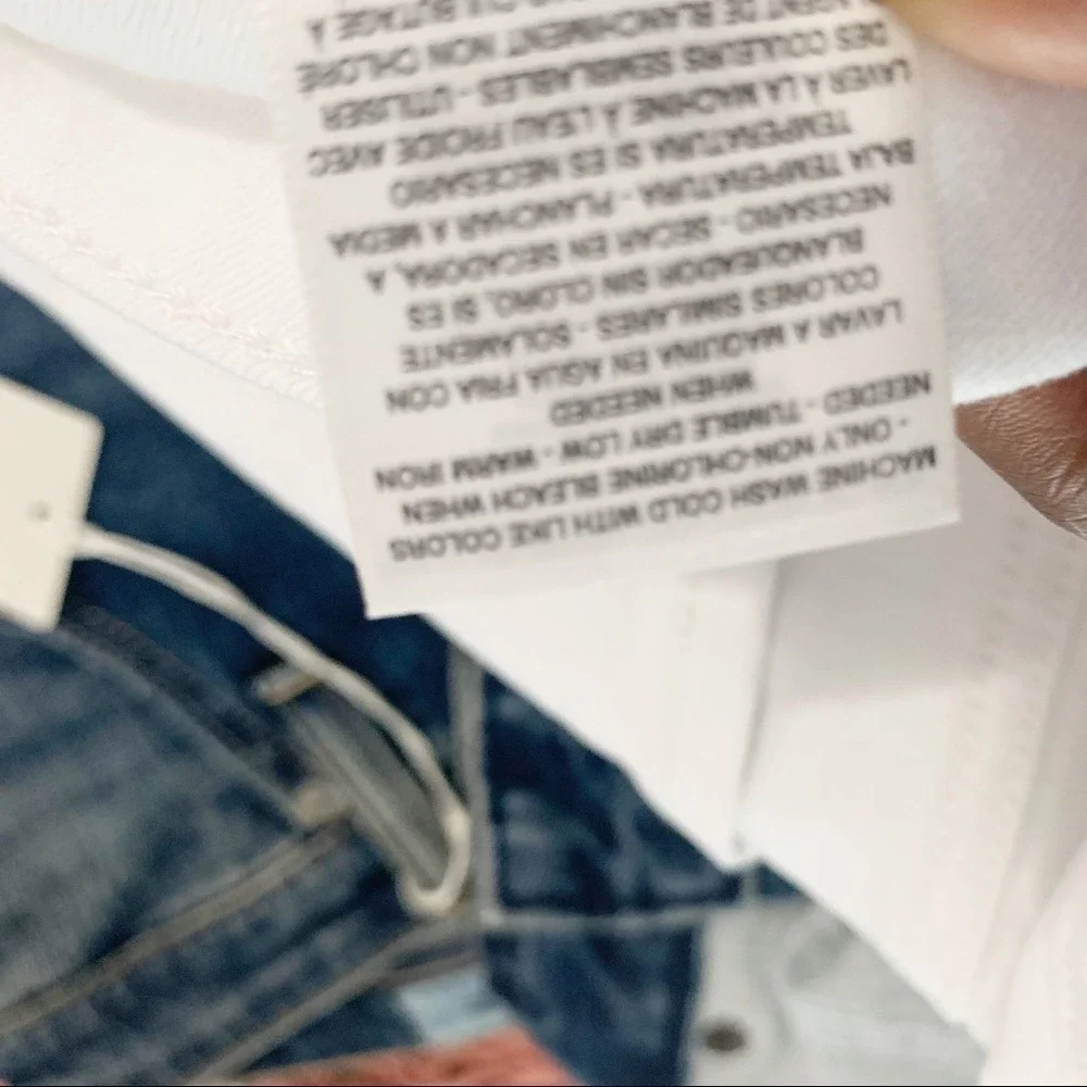 Jessica Simpson Maxwell Bermuda White Denim Shorts | Plus Size‎ 24W High Rise
